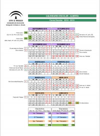 CALENDARIO ESCOLAR 2018-19